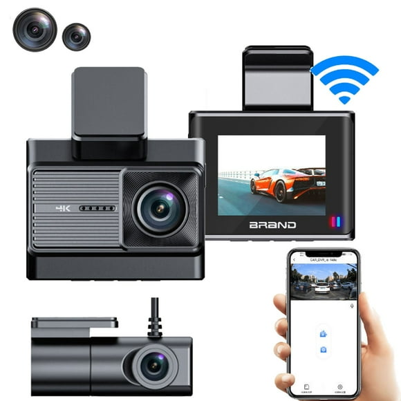 Sales Today Clearance! Dash Cam 4k Front And 1080P Rear Dash Camera For Car Viofo Wide Inside 1080P Dashcams For Dars Damera Super Night With WiFi GPS Driving Recorder Deals of The Day Clearance!