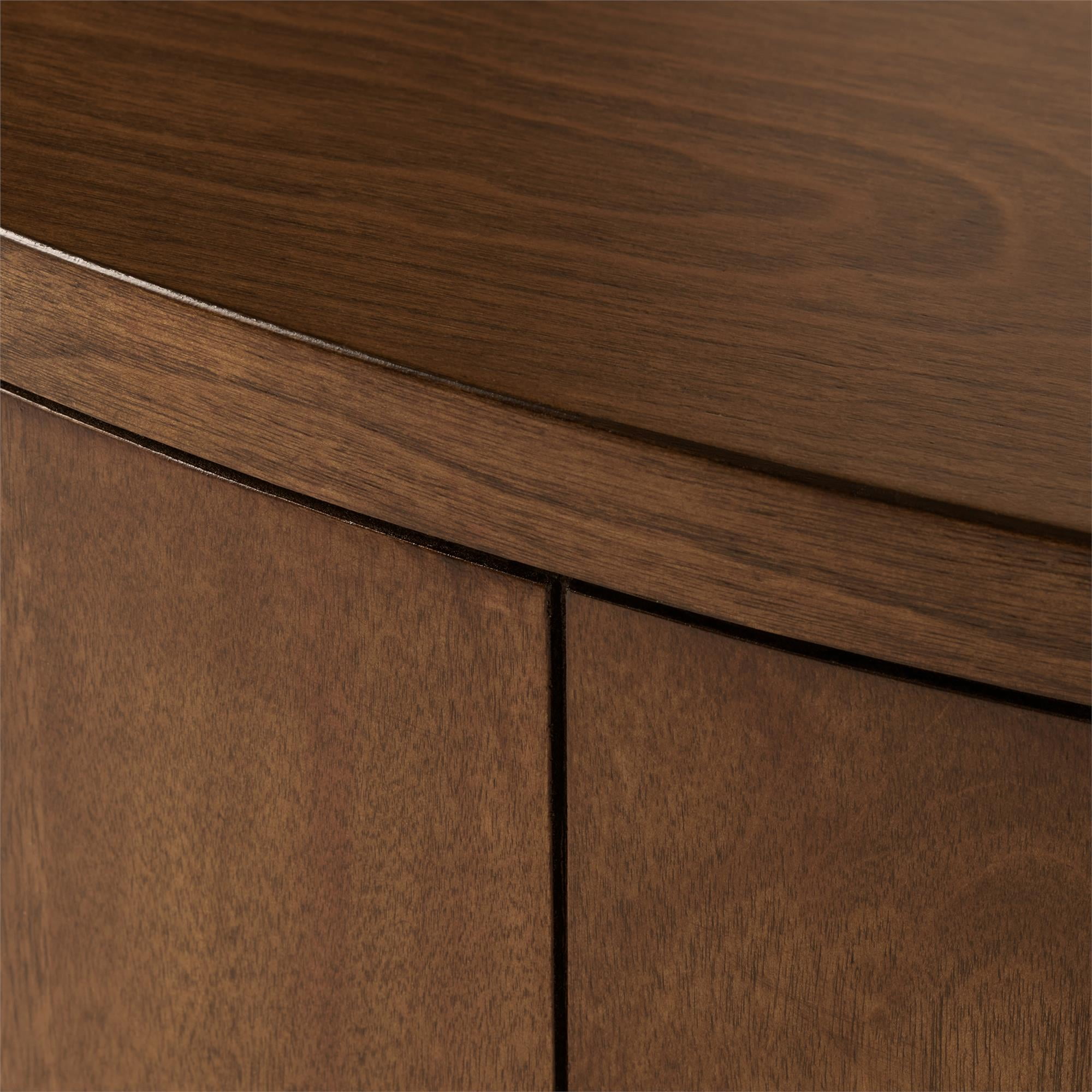 Better Homes & Gardens Miller Drum Coffee Table, Walnut