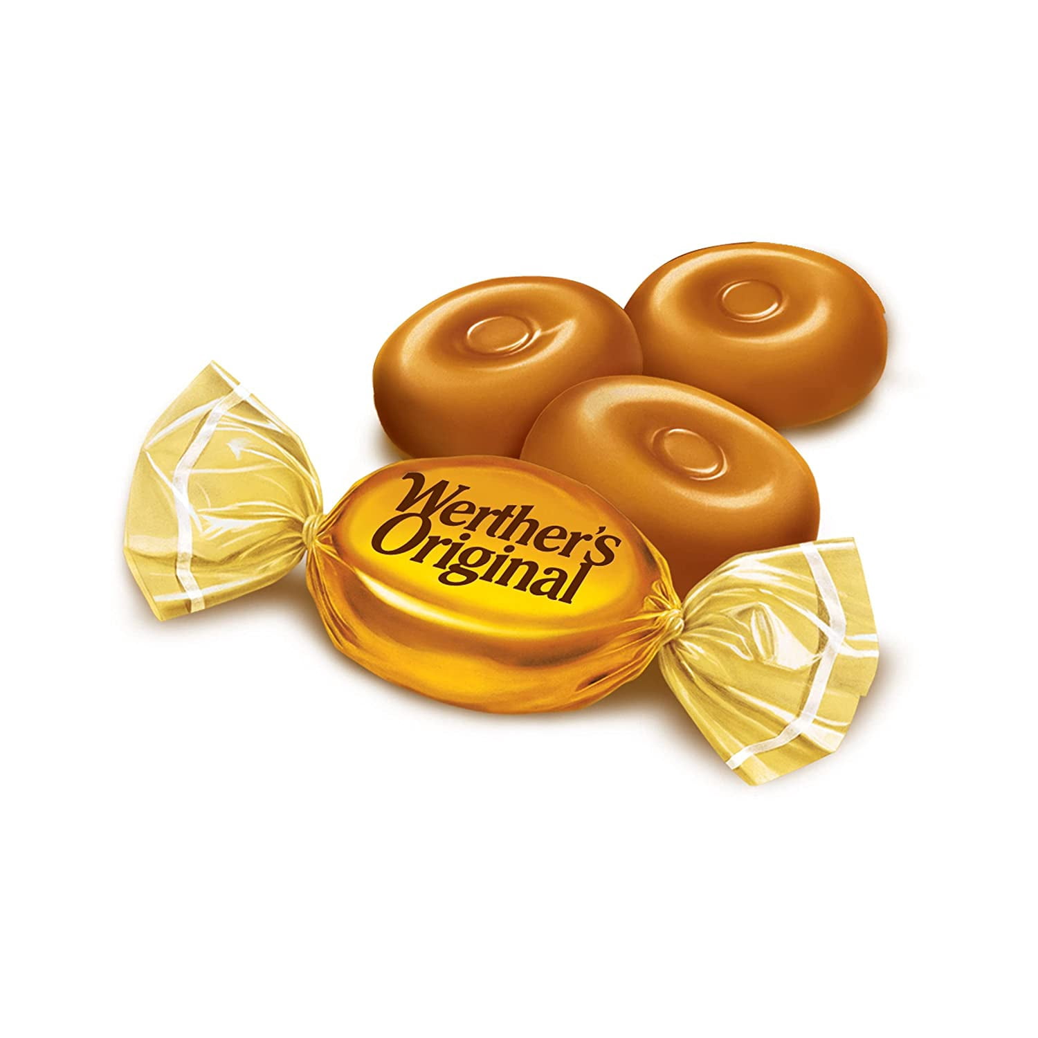 Original Caramel Hard Candies 30 Oz Stand Up Bag (Pack of 2)