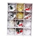 thumbnail image 4 of 12 piezas de adornos de bolas de Navidad, decoraciones para árboles de Navidad, suministros para fiestas, adornos decorativos irrompibles para Conjunto B, 4 of 9