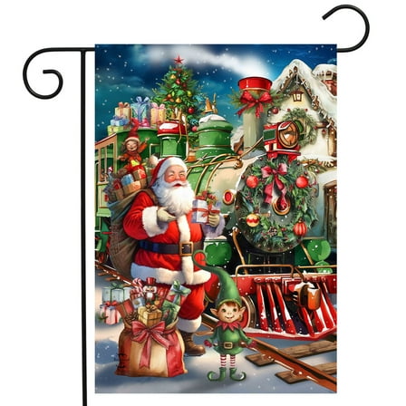 Briarwood Lane Holiday Express Garden Flag