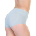thumbnail image 2 of Angelina Seamless Cotton Light-Control Mid-Rise Briefs Panties (12-Pack), 2 of 5