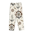 thumbnail image 4 of Bingfone Pajamas For Women,Anchor With Rope Pajama Pants With Pockets-Small, 4 of 9