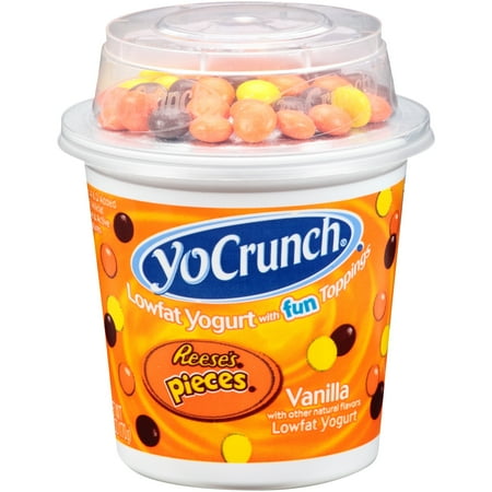YoCrunch® Lowfat Yogurt Vanilla with Reese's® Pieces® 6oz Single Serve