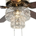 thumbnail image 5 of River of Goods 52" Bella Crystal LED Ceiling Fan with Light, 5 of 15