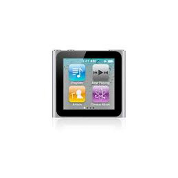 iPod Nano 6th Generation Silver, MP3 Player, Excellent Condition (Used) Walmart.com