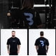 thumbnail image 2 of Camiseta de algodón para hombre y mujer, camisa holgada de gran tamaño, estilo deportivo, para gimnasio y Fitness, verano, 2023 xuanjing unisex, 2 of 2