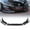 Black, variant on AMERICAN MODIFIED 18-20 Honda Accord Aerodynamic Front Lip Spoiler, Black
