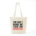 thumbnail image 6 of CafePress - I Have Two Daughters Tote Bag - Unisex Canvas Tote Bag, Beige, 1-Piece, 6 of 7