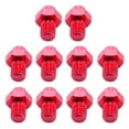 thumbnail image 1 of 10 Piezas Tornillos para Pes de Bicicleta, Pes de Bicicleta de Carretera de Montaña, Fijos, Aleación Antideslizante rojo Macarena Tornillos de pedal de bicicleta, 1 of 8