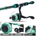 thumbnail image 4 of Sougayilang Fishing Rod Combo Full Kit 5.9ft Travel Telescopic Fishing Rod with Spinning Reel Set, 4 of 8