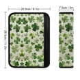 thumbnail image 3 of WYYP Shamrocks Foliage Lace Car Seat Belt Cover Car Interior Decor Comfortable Strap Pads 1Pcs, 3 of 5
