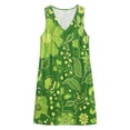 thumbnail image 7 of QUNYINEY Casual Summer Sundresses for Women Sleeveless Floral A Line Mini Tank Dress Beach V Neck with Pockets Loose Fit Dresses, 7 of 7