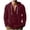 Wine, variant on Men Cotton Linen Long Sleeve Button Down Shirt Summer Casual Hawaiian Beach Tops Lightweight Fashion Hoodies