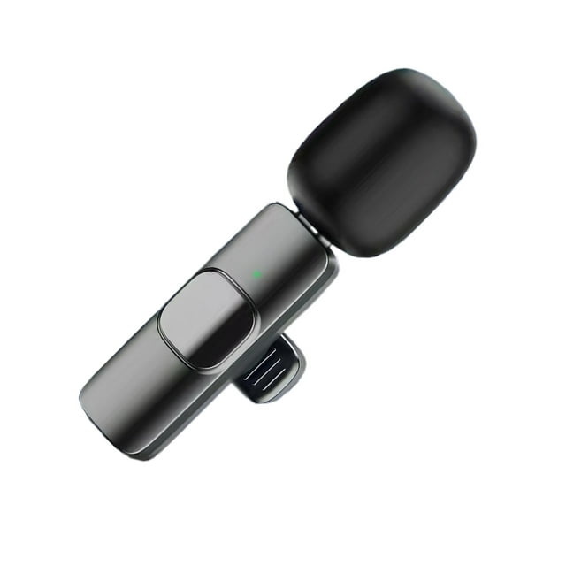 Guardoinrt Black Noise Reduction Dual Microphone Collar Clip For Broadcasters Restores True And Pure Human type-c