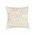 thumbnail image 5 of Summer Flora 24x24 Indigo Blue Indoor Outdoor Pillow Mocha, 5 of 5