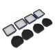 thumbnail image 3 of Filtros De Repuesto Para Aspiradora, Silicona ABS Que Captura Partículas Finas, Filtrado De Polvo, 4 Piezas, Kit De Filtros De Aspiradora De Ajuste Perfecto Para Mantenimiento, 3 of 7
