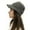 Dark Gray, variant on Stylish Crochet Knit Baseball Cap for Women Casual Outdoor Stitching Solid Design