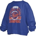 thumbnail image 2 of Women's Pressbox Royal Florida Gators 2025 NCAA Men's Basketball National Champions Barkley Janice Oversized Fleece, 2 of 3