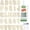 White, variant on 52Pcs Chenille Letters Patches with Fabric Glue, Self-Adhesive A-Z Letters Embroidered Fuzzy Stickers, Stick On Backpacks for Fabric Clothing Backpacks Hats Bags Jackets Jeans Decor