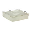 thumbnail image 2 of Household Essentials Lightweight Canvas Sweater Bag 2 Pack, Durable Canvas with Clear PEVA Top, 3-Sided Zipper, Perfect Fit for Shelving or Under the Bed, 2 of 5