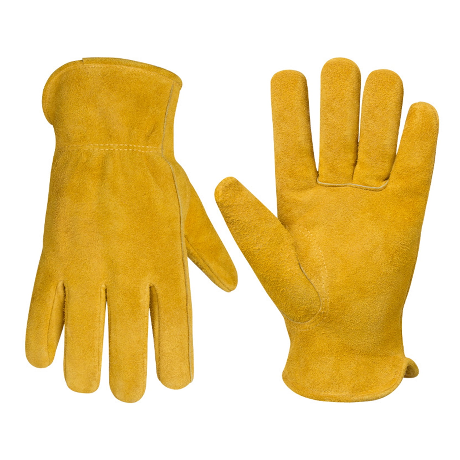 Gants De Soudage En Cuir Rouge Résistants à La Chaleur Jusqu'à 500°C - Haute Protection