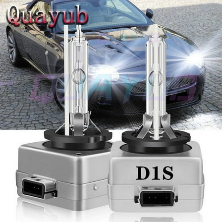 D1S HID Headlight Bulbs 35W White 6000k Bright For Jaguar XKR 2003-2006 Low Beam Qty 2
