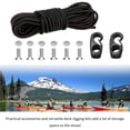 thumbnail image 4 of Kit De Montaje De Cubierta De Kayak Juego De Montaje De Cuerda Elástica De 8 Pies Con Cordón De Nylon Elástico Tornillo De Acero Inoxidable Anillos En C Ganchos En J Traje De Almacenamiento Scienceny VI009403-02, 4 of 7