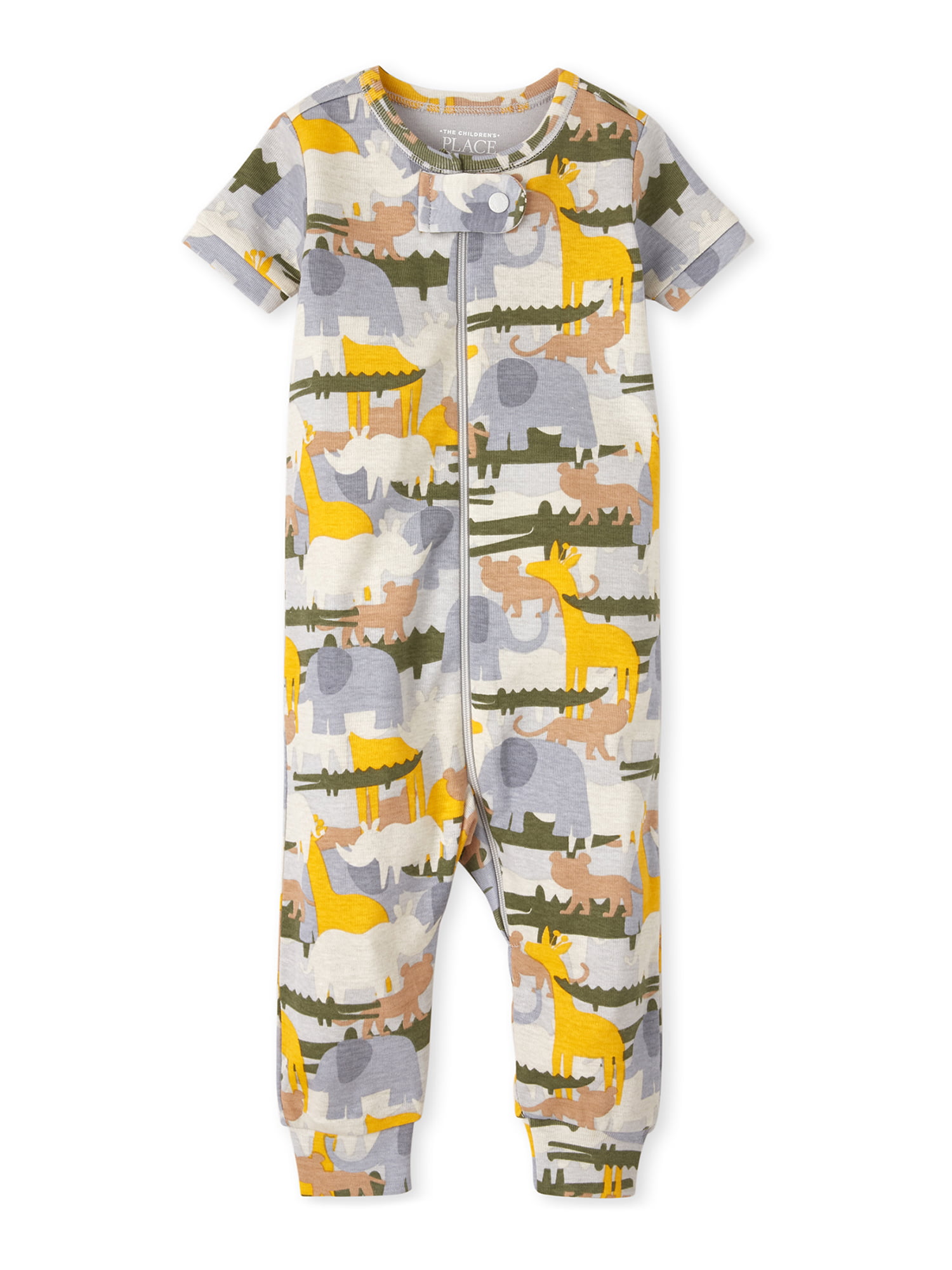 The Children's Place Baby And Toddler Girls Love Earth Snug Fit Cotton 4-Piece Pajamas 