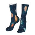 thumbnail image 6 of Goofa Solar System And Planets for 16in Socks, Funny Novelty Crazy Design Cotton Socks Sports Socks Knee High Socks For Men, Women,1Pairs - Gift For Working Friends, 6 of 7