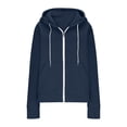 thumbnail image 5 of Godom Zip Up Y2k Hoodies for Women fall Casual Long Sleeve Sweatshirts 2025 Lightweight Comfort Soft Jackets, 5 of 5