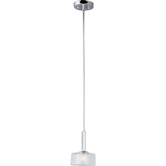 91045FTPC-Maxim Lighting-Elle-One Light Mini Pendant in Contemporary style-6.5 Inches wide by 11.25 inches high