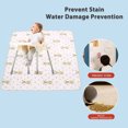 thumbnail image 3 of Baby Play Floor Mat for Crawling, Cute Animal Activity Mat Non Slip Plush Foldable Splat Floor Mat for Under High Chair Arts Crafts Sensory Learning Gift Toy[SP06], 3 of 9
