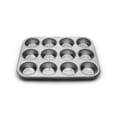 thumbnail image 1 of Fox Run Stainless Steel 12-Cup Muffin Pan, 1 of 5
