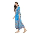 thumbnail image 3 of Women's Plus Size Kaftan Dresses Boho Long Maxi Dress Ladies Casual Hippie Kimono Sleeve Loose Caftan Online, 3 of 9