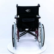 Karman LT-980 24 Pounds Lightweight Wheelchair, 18 Seat, Burgundy