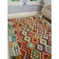 thumbnail image 2 of Sangat Aethelbe Grey/Rust Rug, 6'10" x 9'7", 2 of 9