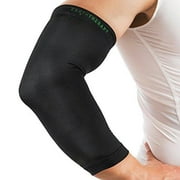 Copper Elbow Compression Sleeve - Size Large - Unisex - Anti-Inflammatory Fabric for Healing – Pain Relief