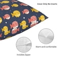 thumbnail image 3 of Yiaed Cute Puffer Fish Print Pillow Covers Super Soft Decorative Square Throw Pillow Covers Case Cushion Covers for Sofa Couch Bedroom Car Decor（No pillow core）-18"x18", 3 of 7