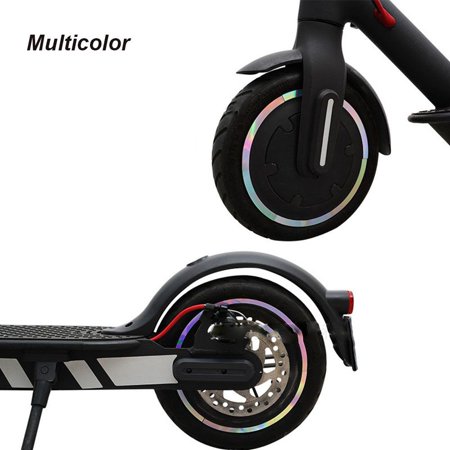 New 7 Colors Mijia Outdoor Scooter Parts Wheel Hubs Protective Reflective Sticker Xiaomi M365 Pro MULTICOLOR