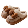 thumbnail image 2 of Zapatillas de algodón para mujer ins invierno interior pareja en casa 2024 nuevas lindas Zapatillas de felpa para uso exterior otoño e invierno, 2 of 5