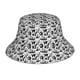 thumbnail image 1 of Balery Black White Halloween Sombreros para el sol para hombre y mujer, sombrero de pescador con UPF 50+, 1 of 6