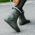 thumbnail image 5 of AUXDIQ Wellington Boots Men Mid-calf Wellies Waterproof Rain Boots Outdoor Garden Shoes, 5 of 6