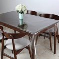 thumbnail image 2 of Clear Vinyl Tablecloth Protector Waterproof/Oil Proof Plastic Rectangular Transparent Sheet, 2 of 5