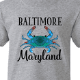 thumbnail image 4 of Inktastic Baltimore Maryland Vacation Blue Crab Youth T-Shirt, 4 of 5