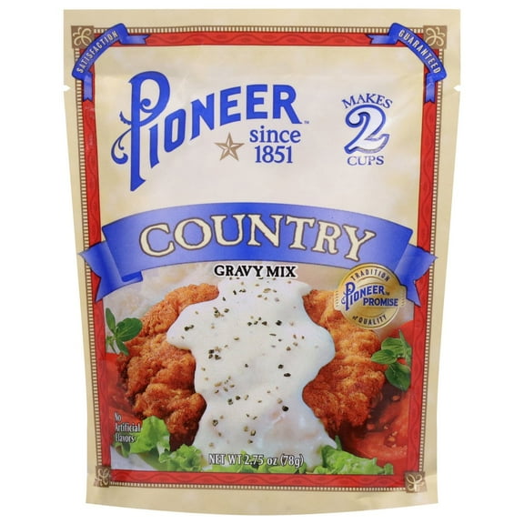 Pack of 4 Pioneer Country Gravy Mix - 2.75 oz - Package may vary