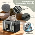 thumbnail image 4 of BEBANG Transportín para Gatos, Transportín para Gatos con Lados Blandos Grande para Gatos Pequeños y Cachorros, 4 of 7