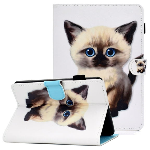 Kindle Paperwhite Case(11th Generation, 2021), Allytech PU Leather Multi-Angle Viewing Folio Stand Auto Wake Sleep Case for Amazon Paperwhite E-Reader 6.8"/Paperwhite Signature Edition, Kitten