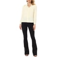 thumbnail image 2 of CAMISA DE BOTONES DE MANGA LARGA EN V ELEGANTE PARA MUJERES CHIC XS BEIGE, 2 of 6