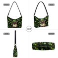 thumbnail image 5 of Eheartsgir PU Leather Hobo Purse Tote for Women, St. Patrick's Clover Pug Lightweight Shoulder Purse for Travel Work, 5 of 8